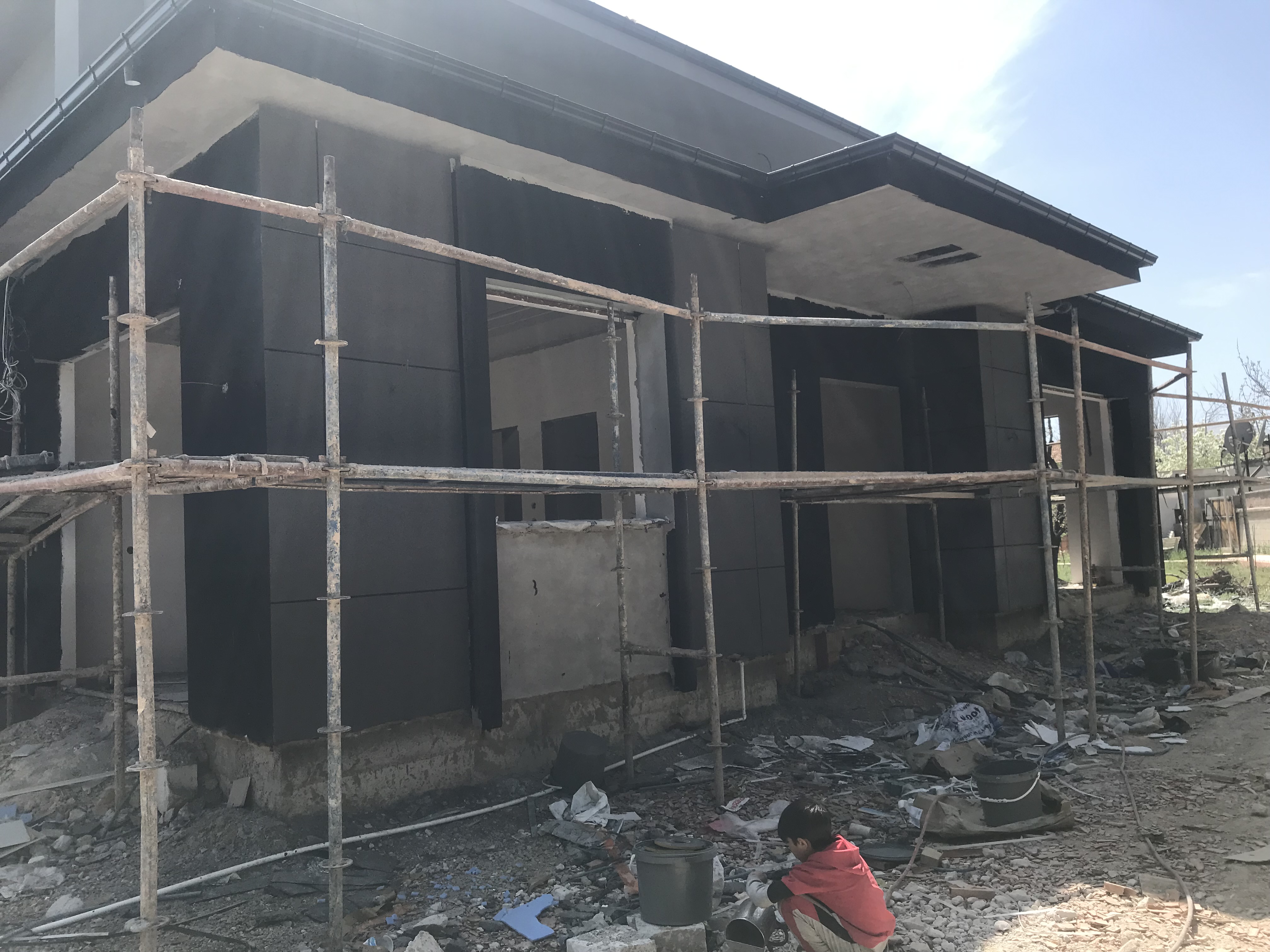 Cephe Panel ve Mantolama Hazırlığı