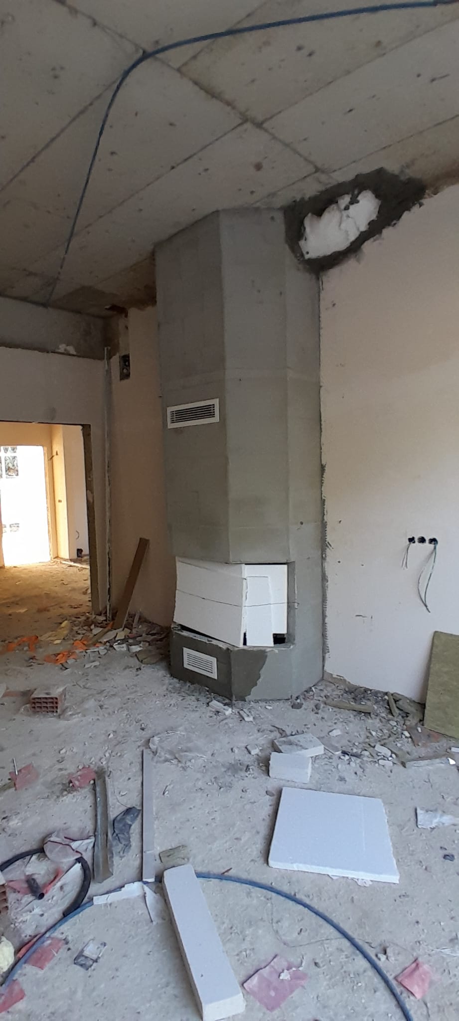 Şömine ve İç Mekan Hazırlığı