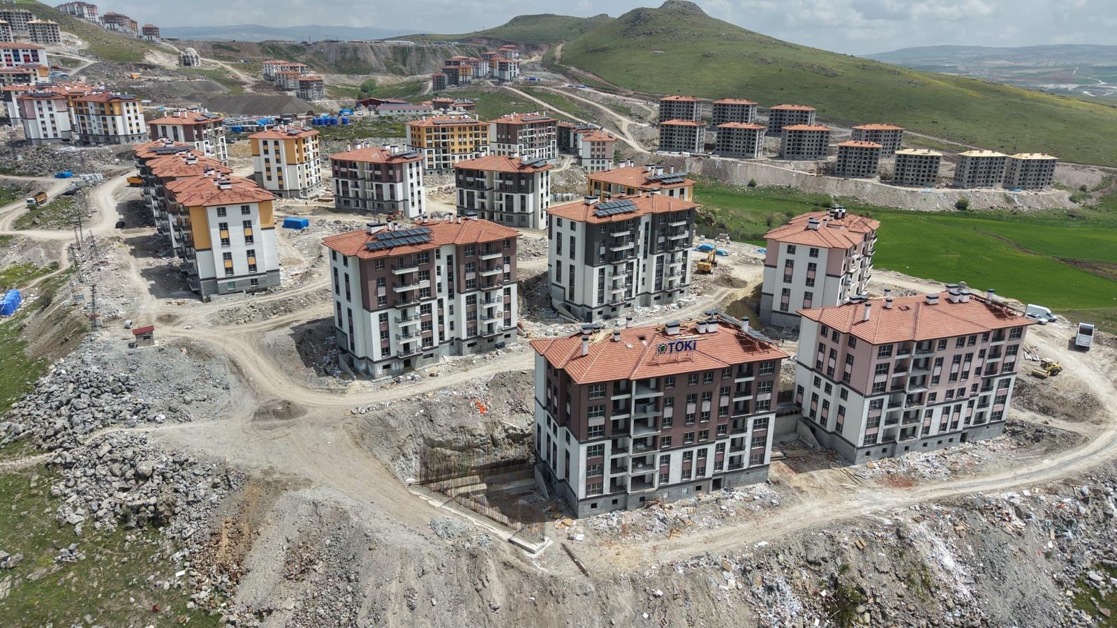 Mamak TOKİ Konutları Drone Görünümü