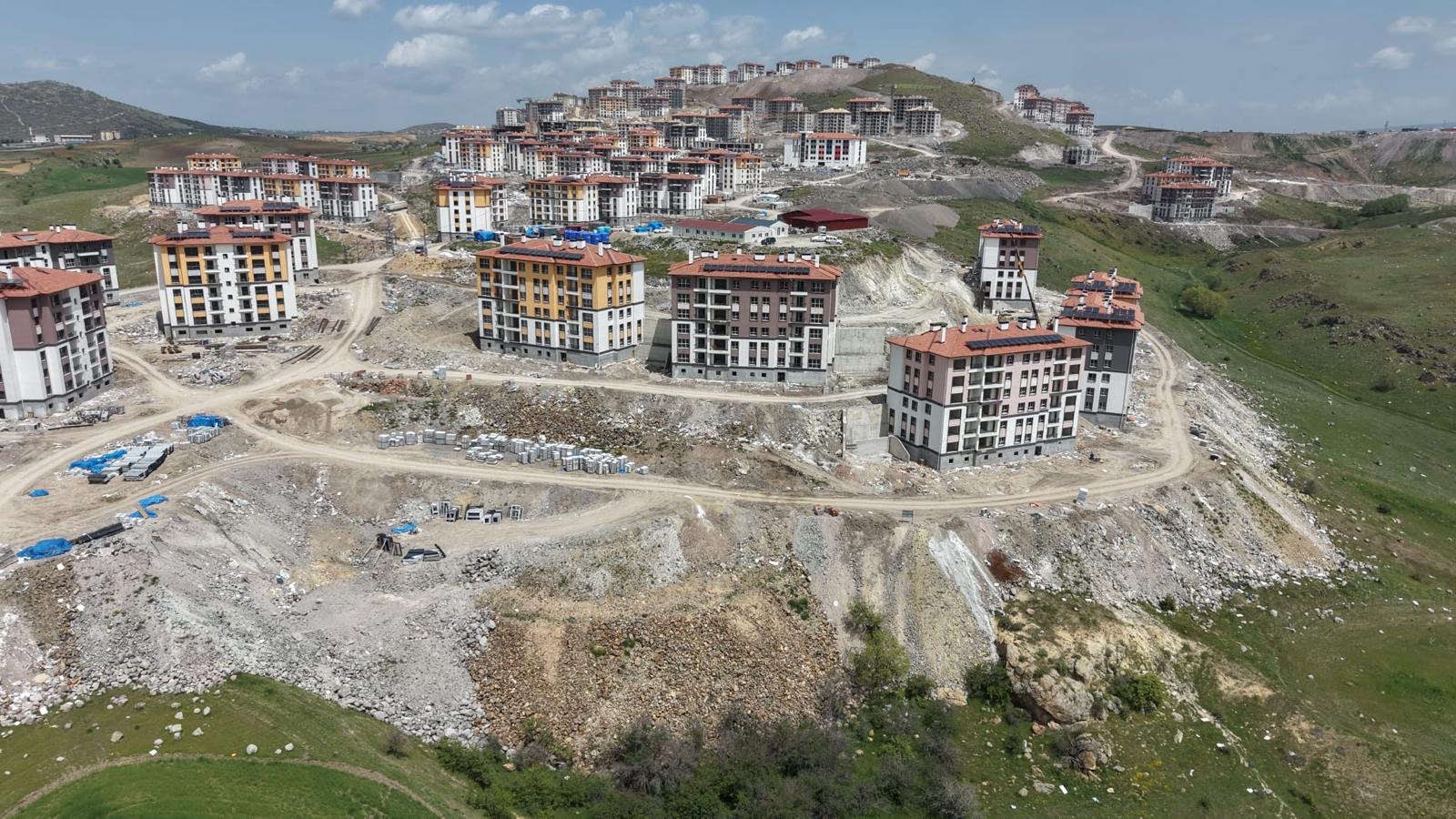 Mamak TOKİ Konutları Vaziyet Görünümü