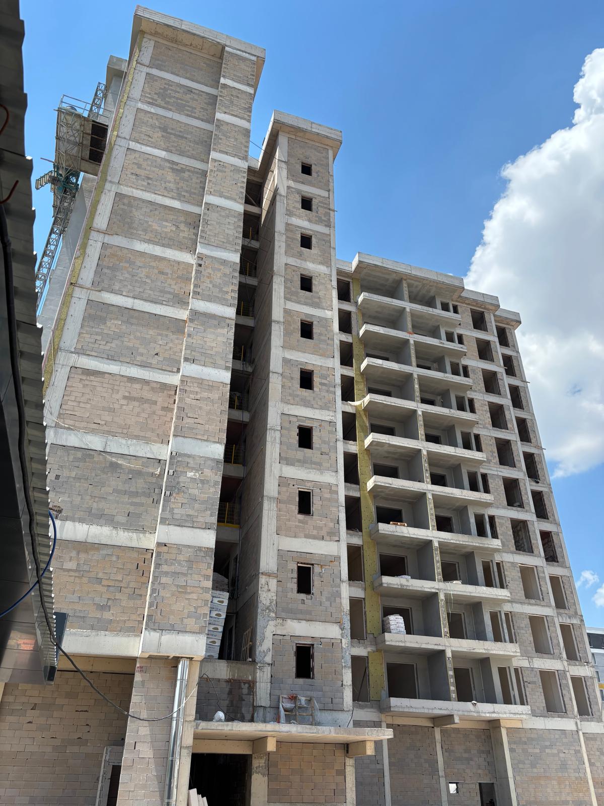 Otek Tower Kaba İnşaat ve Cephe Hazırlığı